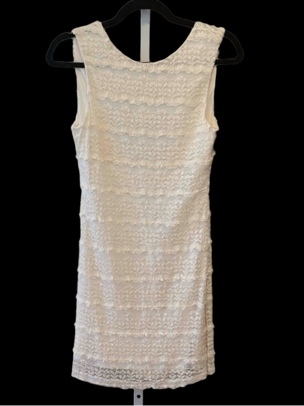 Altar’d State White Lace Sleeveless Shift Dress